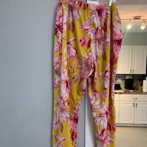 Ashley Stewart Floral Dress Pants